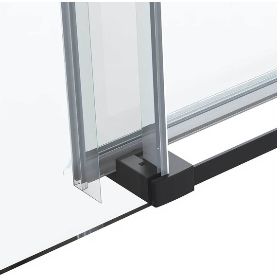 Душевое ограждение Vincea Como Soft 120x80 см VSR-1CS8012CLB (стекло 8 мм) чёрный/прозрачное - фото 4