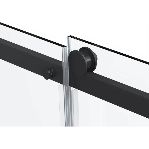 Душевое ограждение Vincea Como Soft 110x80 см VSR-1CS8011CLB (стекло 8 мм) чёрный/прозрачное - фото 6