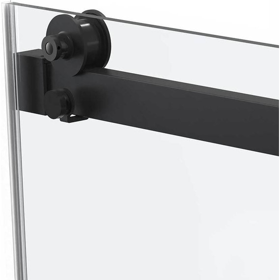 Душевое ограждение Vincea Como Soft 150x90 см VSR-1CS9015CLB (стекло 8 мм) чёрный/прозрачное - фото 8