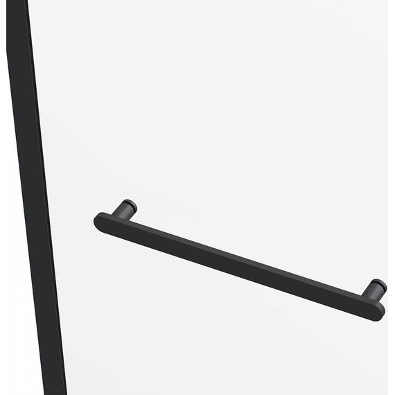 Душевое ограждение Vincea Como Soft 110x80 см VSR-1CS8011CLB (стекло 8 мм) чёрный/прозрачное - фото 9