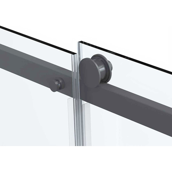 Душевое ограждение Vincea Como Soft 120x90 см VSR-1CS9012CLGM (стекло 8 мм) вороненая сталь/прозрачное - фото 6