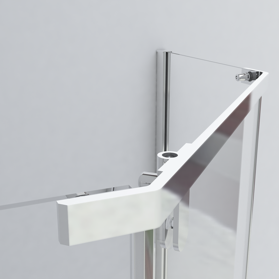 Душевое ограждение Vincea Stresa 100x100 см VSP-1S100CLG, брашированное золото/прозрачное - фото 3