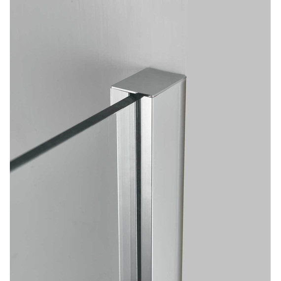 Душевое ограждение Vincea Alpha 140x80 см VSR-3AL8014CLGM, вороненая сталь/прозрачное - фото 3