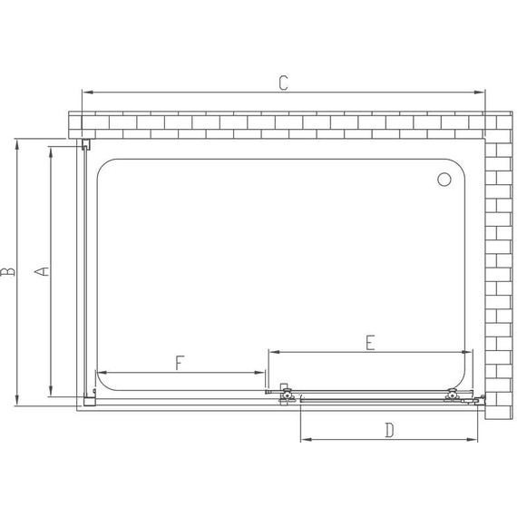 Душевое ограждение Vincea Alpha 150x80 см VSR-3AL8015CLG, брашированное золото/прозрачное - фото 4
