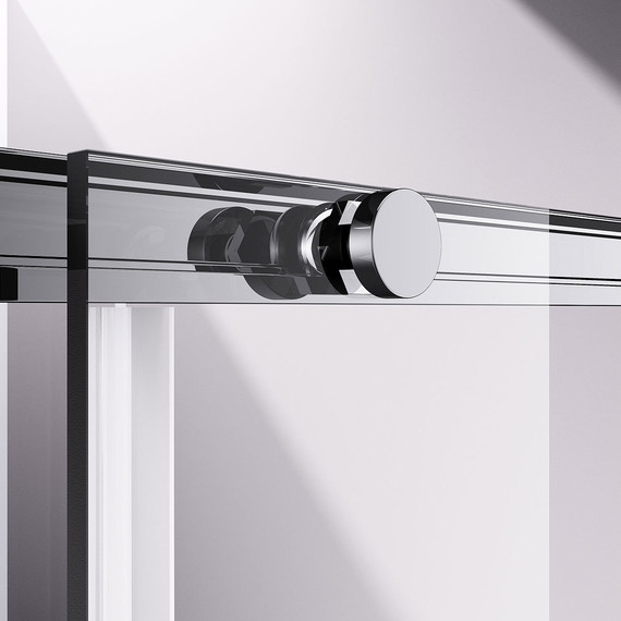 Душевое ограждение Vincea Slim-N 100x80 см VSS-4SN8010CL (стекло 8 мм) хром/прозрачное - фото 3