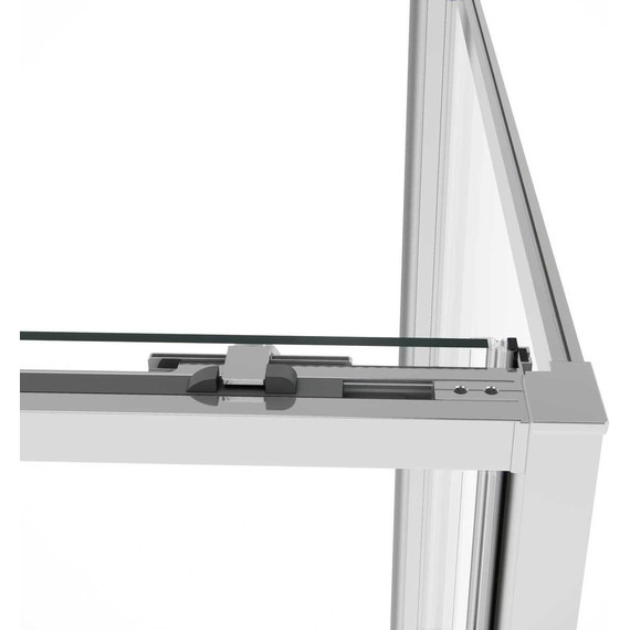 Душевое ограждение Vincea Slim Soft 150x90 см VSR-1SS9015CL, хром/прозрачное - фото 3