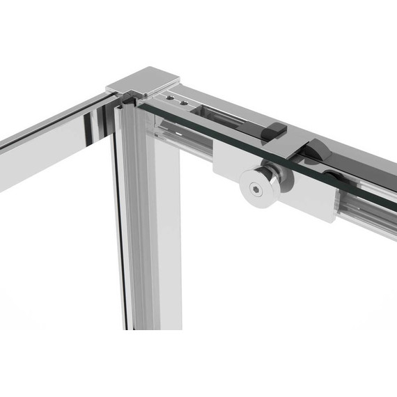 Душевое ограждение Vincea Slim Soft 150x90 см VSR-1SS9015CL, хром/прозрачное - фото 8