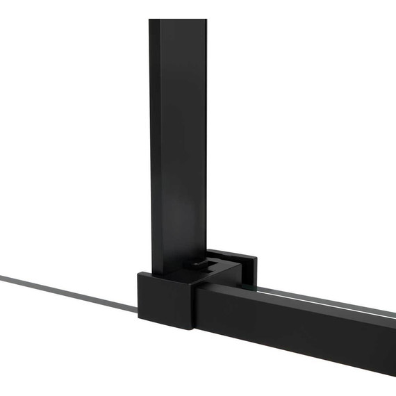 Душевое ограждение Vincea Slim Soft 110x90 см VSR-1SS9011CLB, чёрный/прозрачное - фото 9