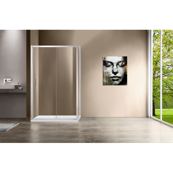 Душевое ограждение Vincea Garda 150x100 см VSR-1G1015CL, хром/прозрачное - фото 2