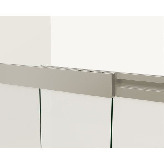 Шторка для ванны Vincea VSB-1E 100 см VSB-1E100CLG, золото/прозрачное - фото 4