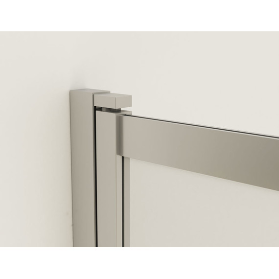 Шторка для ванны Vincea VSB-1E 100 см VSB-1E100CLGM, чёрный/прозрачное - фото 5