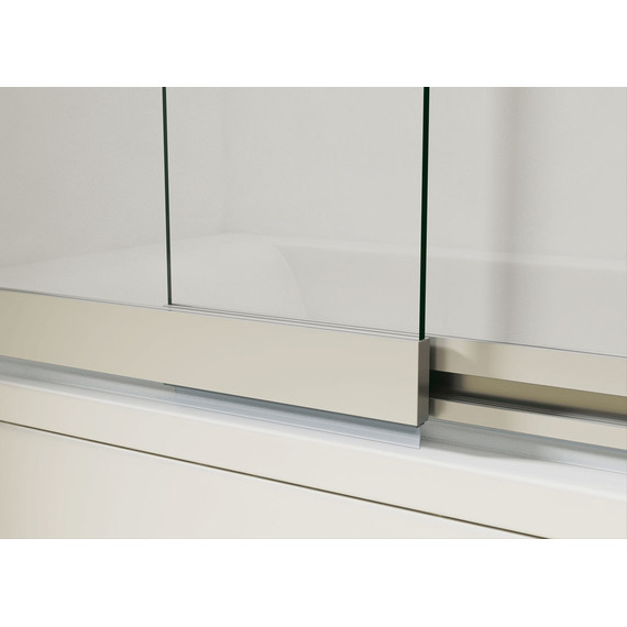 Шторка для ванны Vincea VSB-1E 100 см VSB-1E100CLG, золото/прозрачное - фото 6