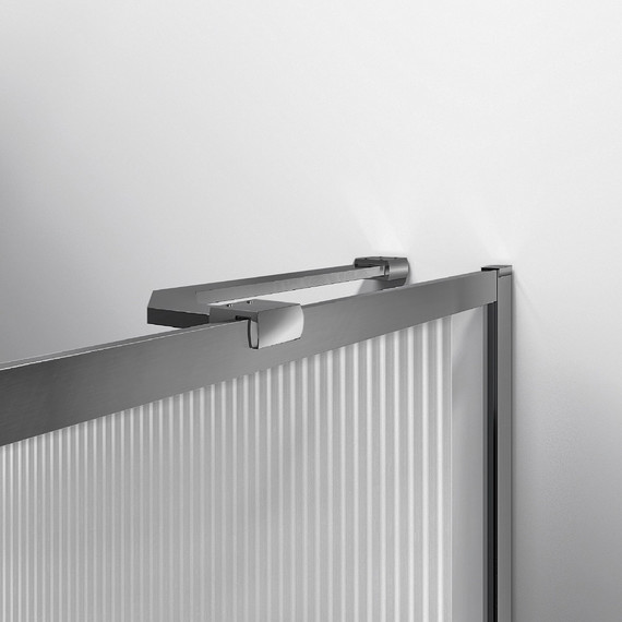 Шторка для ванны Vincea 70 см VSB-41700FLGM, чёрный/узор - фото 2