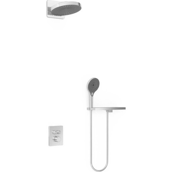 Душевая система для душа с термостатом Vincea Inspire VSFW-3I21MT1RCH - фото 2