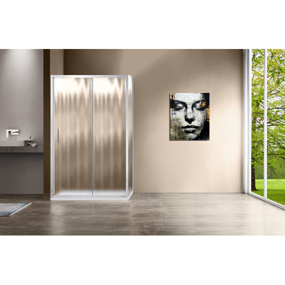 Душевое ограждение Vincea Garda 160x90 см VSR-1G9016CH, хром/матовое - фото 2