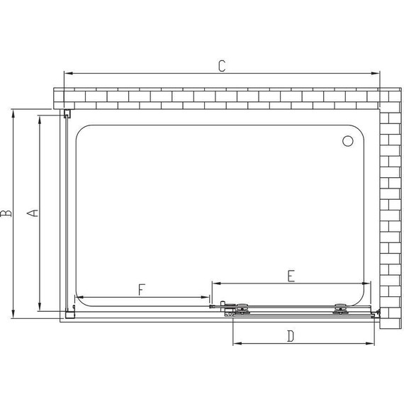 Душевое ограждение Vincea Soft 150x80 см VSR-3SO8015CLGM, вороненая сталь/прозрачное - фото 4