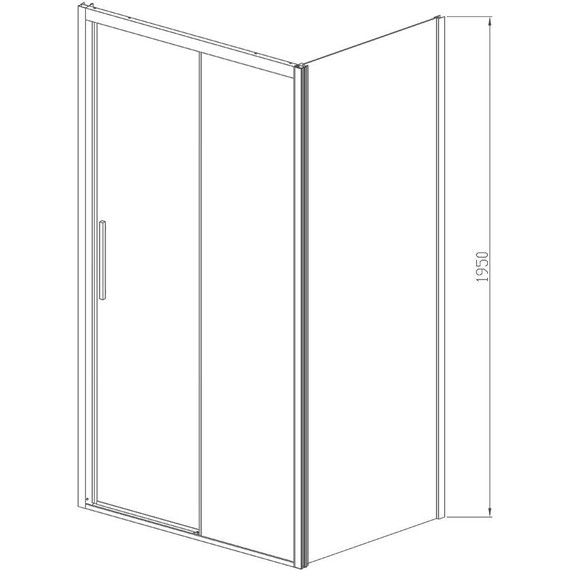 Душевое ограждение Vincea Soft 120x90 см VSR-3SO9012CLGM, вороненая сталь/прозрачное - фото 3