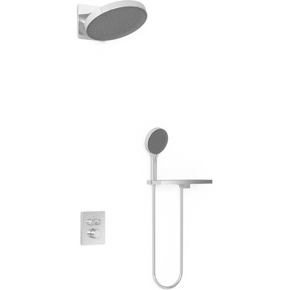 Душевая система для душа с термостатом Vincea Inspire VSFW-3I21MT3RCH - фото 2