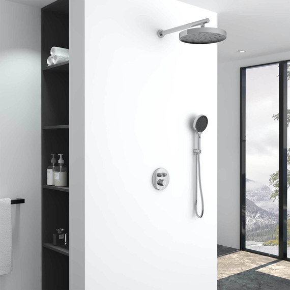 Душевая система для душа с термостатом Vincea Inspire VSFW-3I22MT2CH - фото 
