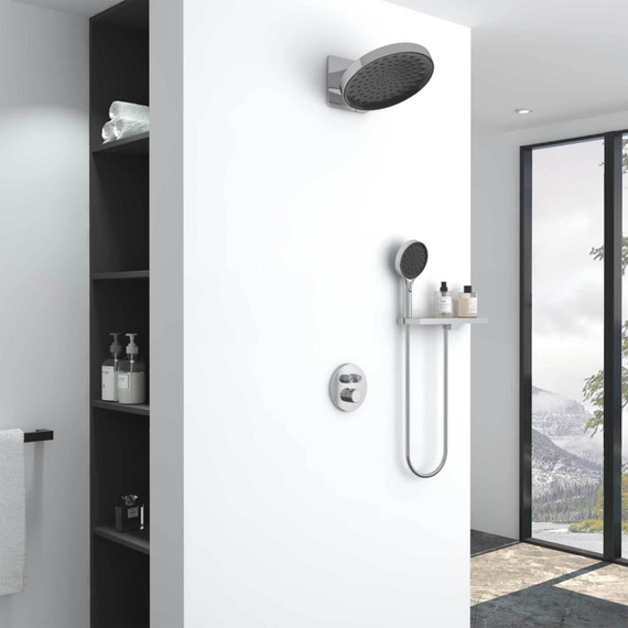 Душевая система для душа с термостатом Vincea Inspire VSFW-3I22MT3RCH - фото 