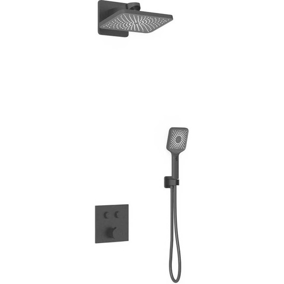 Душевая система для душа Vincea VSFW-421I4MB, чёрный матовый - фото 2