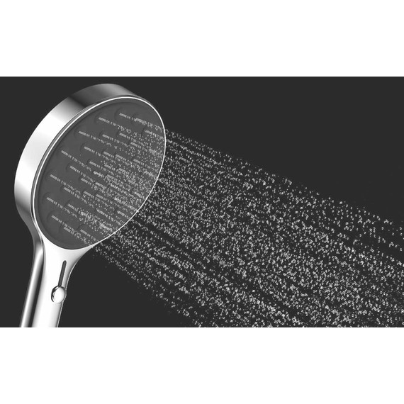 Душевая система для душа с термостатом Vincea Inspire VSFW-3I21MT2GM, вороненая сталь - фото 12