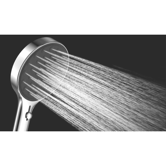 Душевая система для душа с термостатом Vincea Inspire VSFW-3I21MT3RMB, чёрный матовый - фото 16