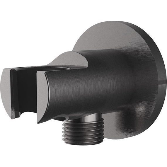 Душевая система для ванны с термостатом Vincea VSFW-433TI3GM, вороненая сталь - фото 4