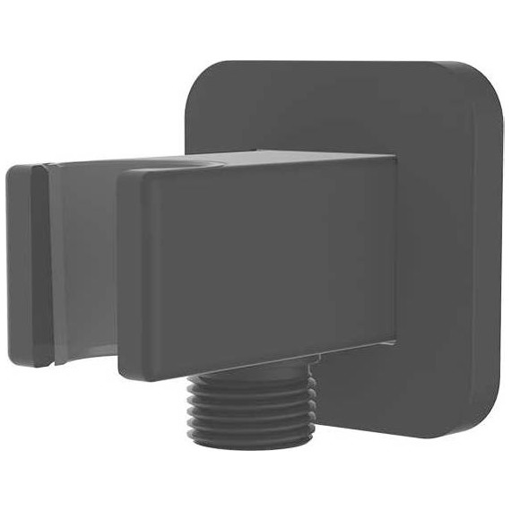 Шланговое подсоединение с держателем Vincea VSC-32MB, матовый черный - фото 