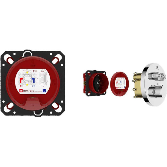 Смеситель для душа с термостатом Vincea VSCV-322T-MCH (со скрытой частью) - фото 4