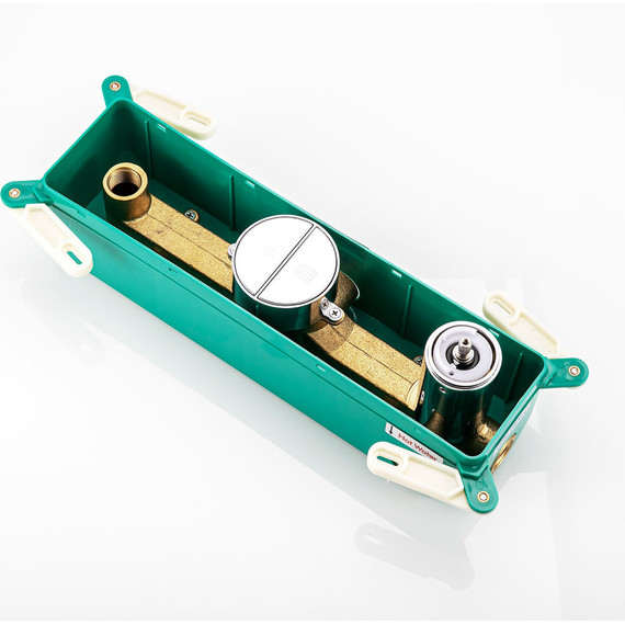 Смеситель для душа с термостатом Vincea VSCV-422TBG (со скрытой частью) золото - фото 2