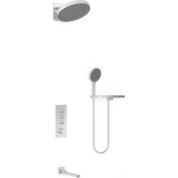 Душевая система для ванны с термостатом Vincea VSFW-433TI3RCH - фото 2