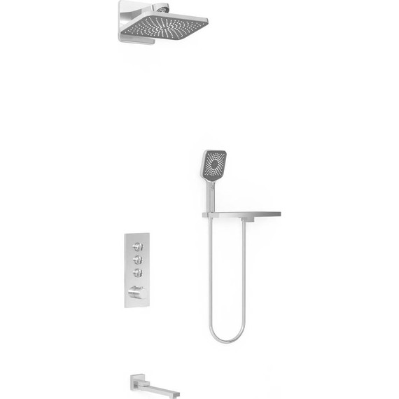 Душевая система для ванны с термостатом Vincea VSFW-433TI4RCH - фото 2