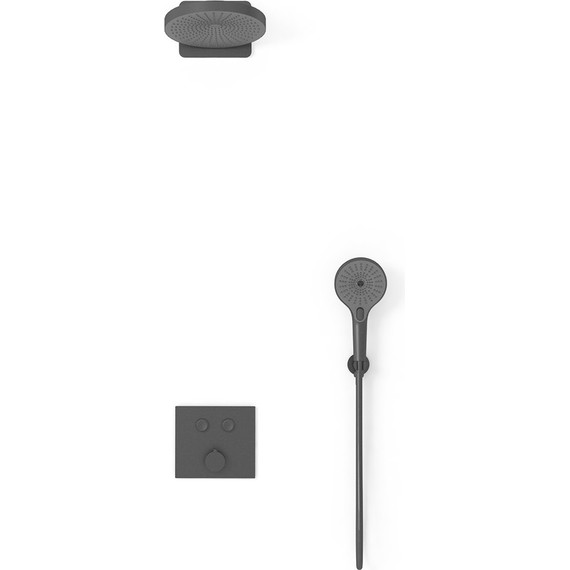 Душевая система для душа Vincea VSFW-4I211MB, чёрный матовый - фото 3