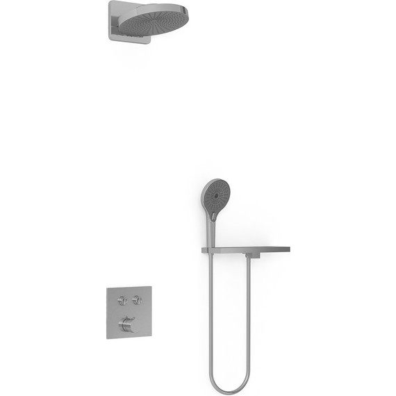 Душевая система для душа Vincea VSFW-4I211RGM, вороненая сталь - фото 2