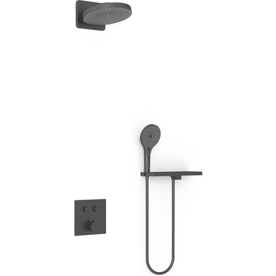 Душевая система для душа Vincea VSFW-4I211RMB, чёрный матовый - фото 2
