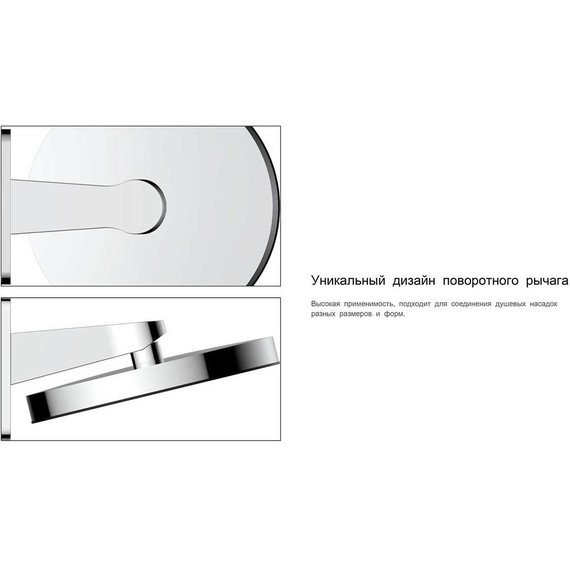 Душевая система для душа с термостатом Vincea VSFW-422TI3GM, вороненая сталь - фото 8