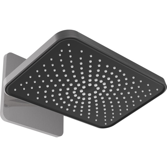 Душевая система для ванны с термостатом Vincea VSFW-433TI4RGM, вороненая сталь - фото 3