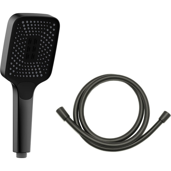 Душевая система для душа с термостатом Vincea VSFW-321MT1MB, чёрный матовый - фото 4