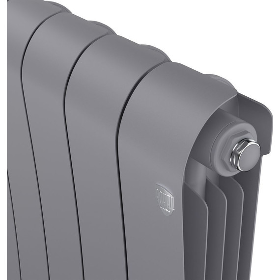 Радиатор Royal Thermo Infinity 500 Silver Satin 640х590 мм (8 секций) - фото 4
