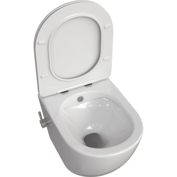 Унитаз-биде подвесной Taliente Amato AM25010 SMcromo с крышкой микролифт - фото 4