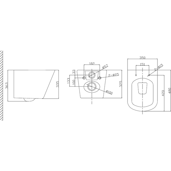Унитаз-биде подвесной Taliente Correto CR25200 SMnero с крышкой микролифт - фото 6