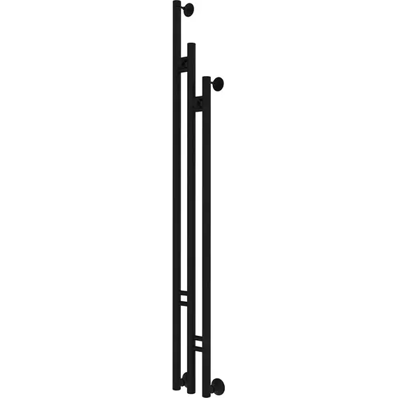 Полотенцесушитель водяной Veconi Maola-B П3 210х1500 мм M150B-B, чёрный - фото 2