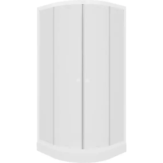 Душевое ограждение Parly 80х80 см ZF81, белый/матовое - фото 4