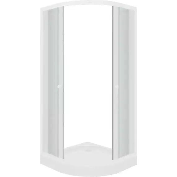 Душевое ограждение Parly 80х80 см ZF81, белый/матовое - фото 5