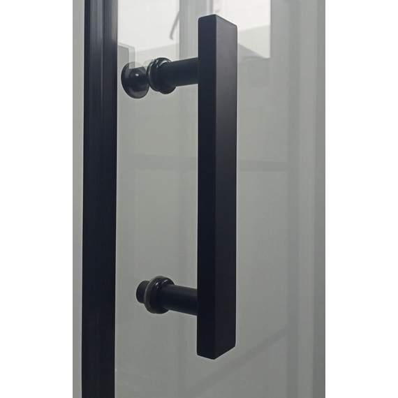 Душевое ограждение Parly 120х80 см ZQ121B, чёрный/тонированное - фото 8