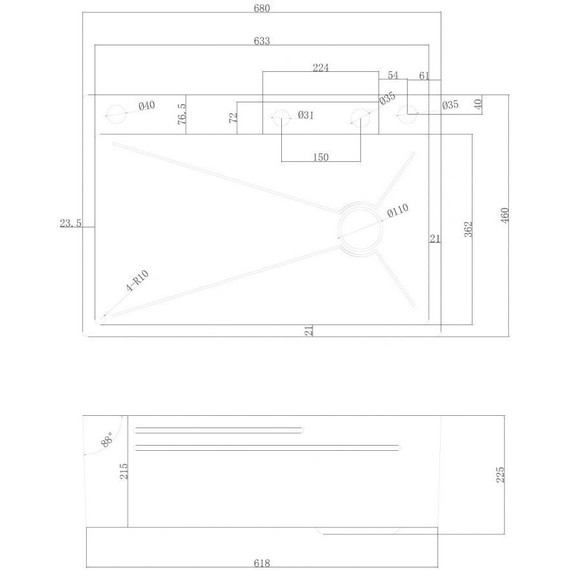 Кухонная мойка Abber Wasser Kreis AF2194G, золото матовое, Цвет производителя: золото матовое - фото, картинка 5 Кухонная мойка Abber Wasser Kreis AF2194G, золото матовое, Цвет производителя: золото матовое - фото 5