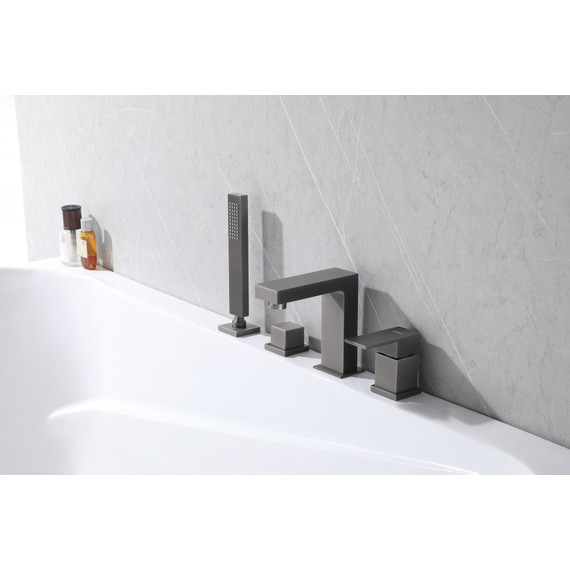 Смеситель для ванны Abber Daheim AF8213NG, никель, Цвет производителя: никель - фото 2