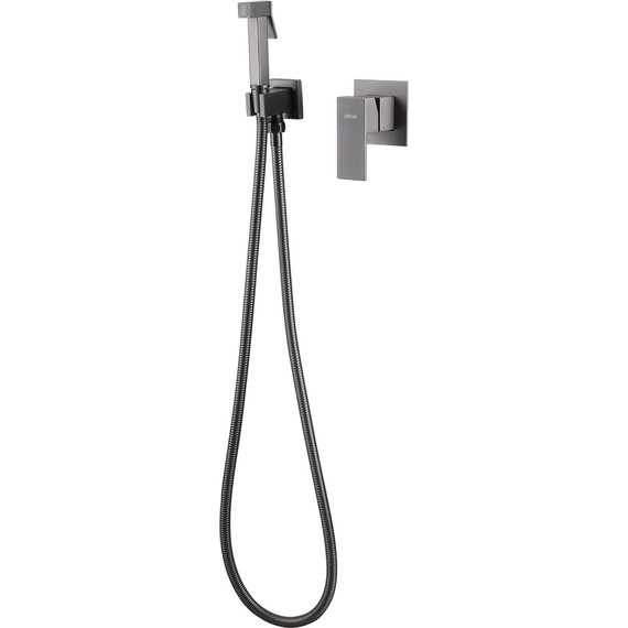 Набор для гигиенического душа Abber Daheim AF8225NG, никель - фото 2