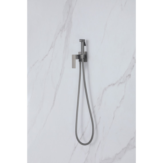 Набор для гигиенического душа Abber Daheim AF8226NG, никель - фото 3